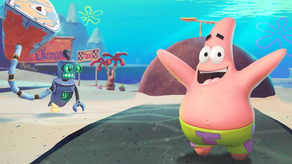 THQ Nordic Spongebob SquarePants : Battle for Bikini Bottom - Rehydrated - Shiny Edition Kokoelma Saksa, Englanti, Yksinkertaistettu kiina, Korea, Espanja, Ranska, Italia, Japani, Puola, Portugali,