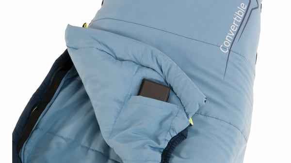 Outwell Convertible Junior Børn Mumietaske Polyester Blå