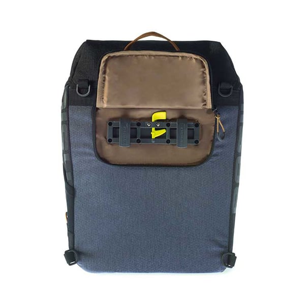 Basil Miles Bagside Cykeltaske 17 L Polyester Grå