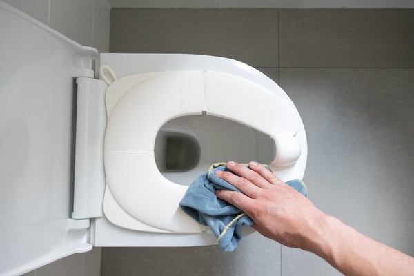 Miniatyrbillede 8 af 9: Dooky 2300500 toiletsæde Hårdt toiletsæde Plast Hvid