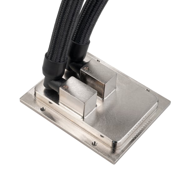 Silverstone SST-XE360PDD Computerkølesystem Processor Væskekølingssæt 12 cm Aluminium, Sort, Grå