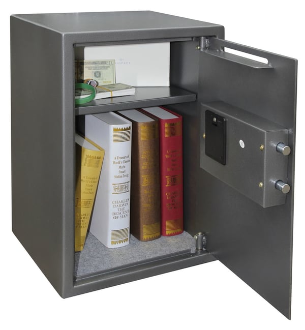 Phoenix Safe Co. VELA DEPOSIT 51 l Stål grafit, Metallisk
