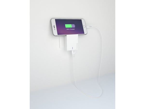 Swissten 22047000 mobilladdare Universal Vit AC inomhus