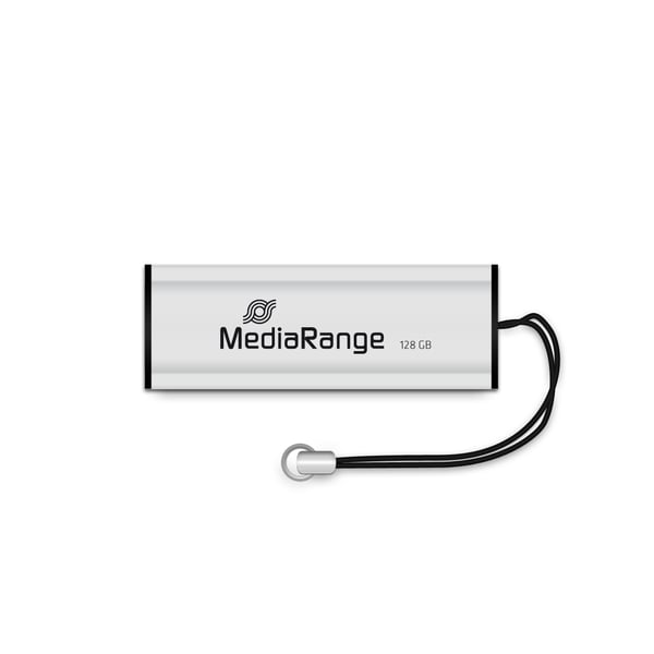 MediaRange MR918 USB-sticka 128 GB USB Type-A / Micro-USB 3.2 Gen 1 (3.1 Gen 1) Svart, Silver