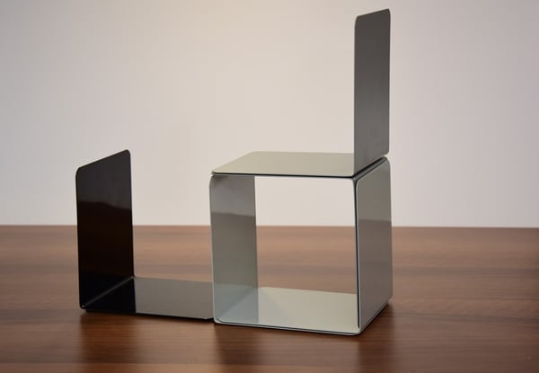 MAUL 3506590 bogstøtte Sort Metal