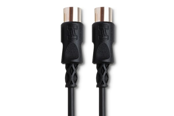 Hosa Technology MID-325BK ljudkabel 7,62 m DIN (5-pin) Svart