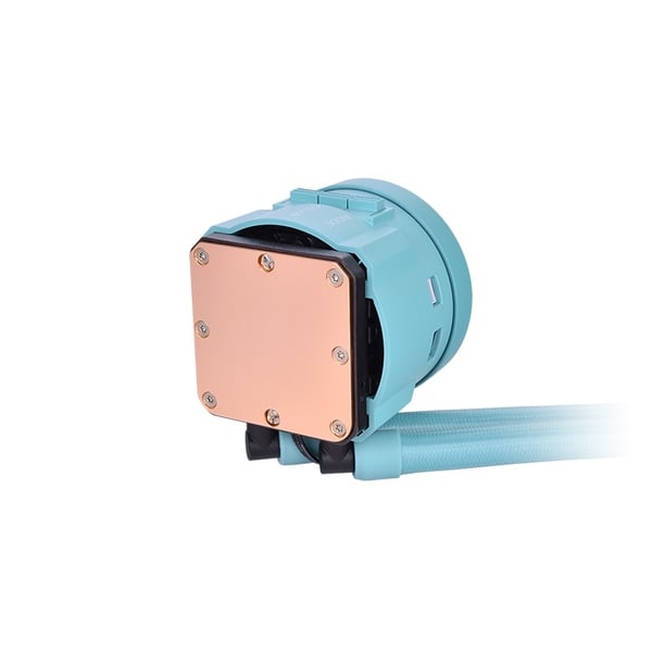 Thermaltake CL-W319-PL12TQ-A Tietokoneen jäähdytysjärjestelmä Suoritin All-in-one-nesteenjäähdytin 12 cm Turkoosi 1 kpl