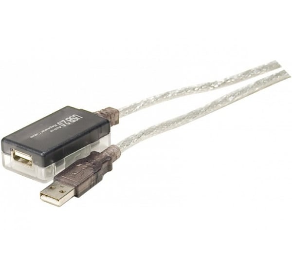 CUC Exertis Connect 149213 USB-kabel USB 2.0 USB A 0,48 Gbit/sek. Grå, Transparent