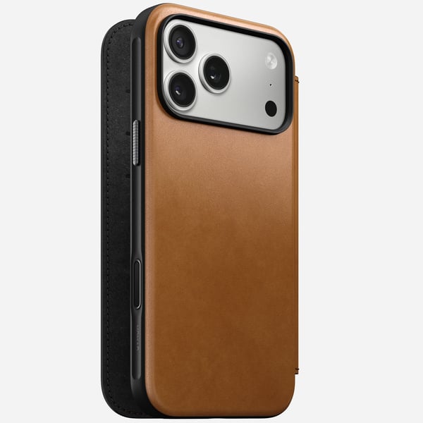 Miniatyrbillede 1 af 8: Nomad Modern Leather Folio mobiltelefon etui 17,5 cm (6.9") Folie Solbrun