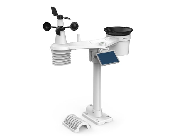 Miniatyrbillede 10 af 10: Bresser Optics 7003220 digital vejrstation Sort LCD Batteri/Solar Wi-Fi