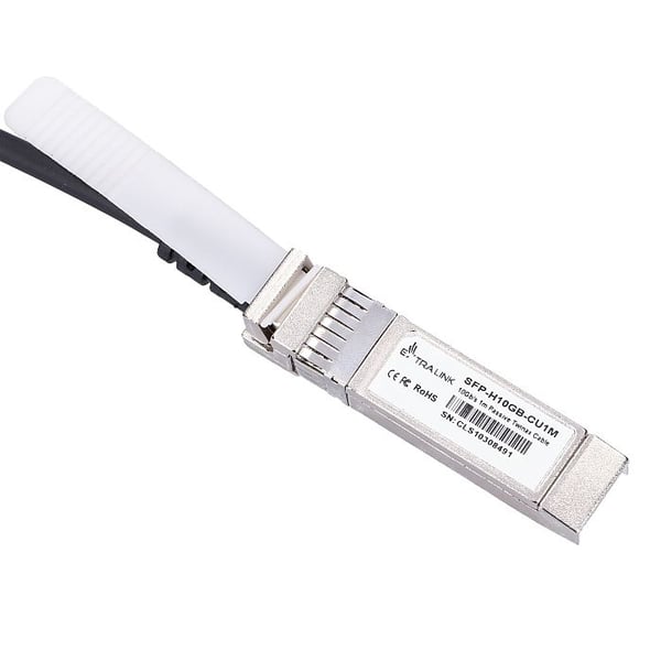 Extralink EX.2268 InfiniBand och fiberoptisk kabel 1 m SFP+ DAC Svart