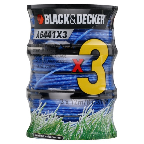 Miniatyrbillede 3 af 3: Black & Decker A6441X3 tilbehør til kratskærer & kantklipper Græstrimmer rulle