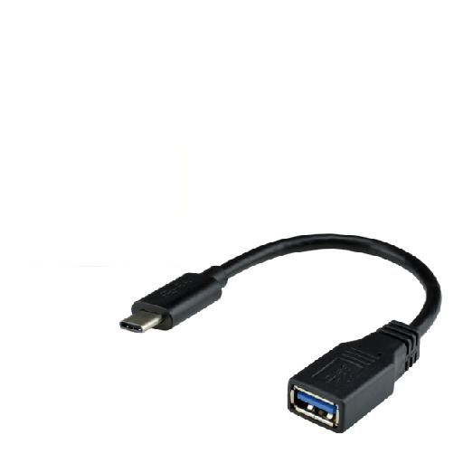 MCL USB31-CM/AFCE USB-kabel USB 3.2 Gen 1 (3.1 Gen 1) 0,17 m USB C USB A Sort