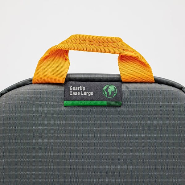 Lowepro GearUp Case Large Portmonnä Nylon, Ripstop Grå, Orange
