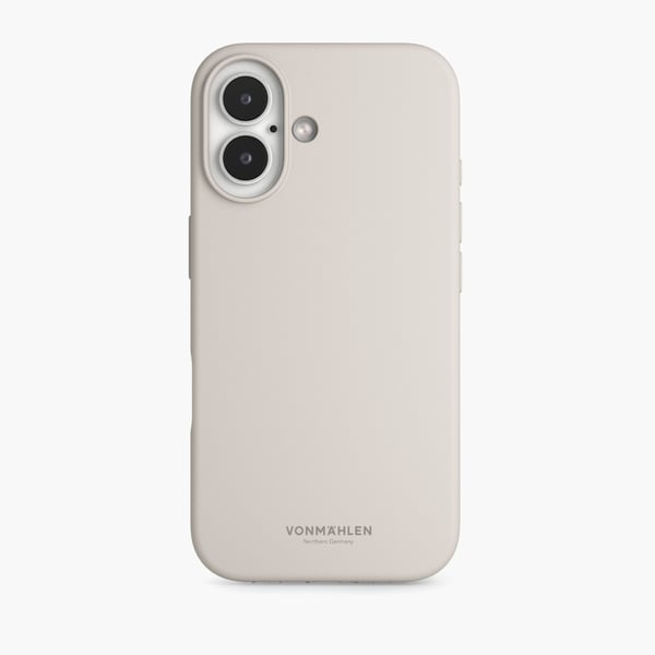 Vonmählen Soft Silicone Case mobiltelefon etui 15,5 cm (6.1") Cover Cremefarvet