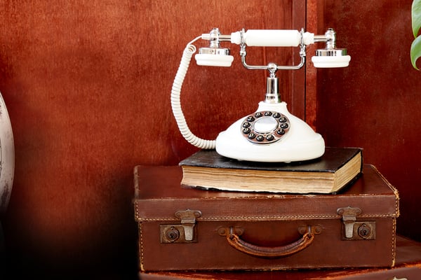 GPO Retro Opal Analog telefon Gräddfärgad, Silver