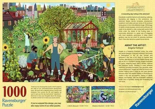 Ravensburger 12001714 puslespil 1000 stk Landskab