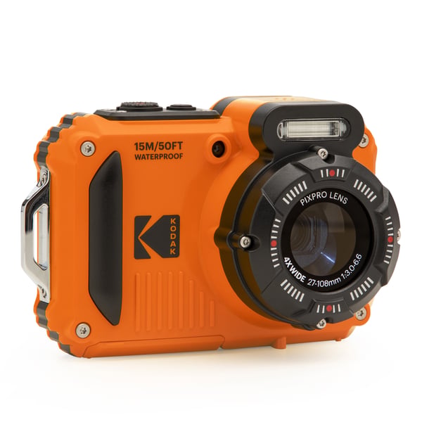 Miniatyrbillede 5 af 5: Kodak PIXPRO WPZ2 1/2.3" Kompakt kamera 16 MP BSI CMOS 4608 x 3456 pixel Sort, Orange