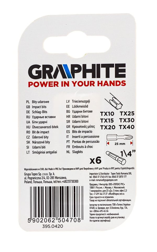 Pikkukuva 1 / 3: Graphite 56H541 talttaterä