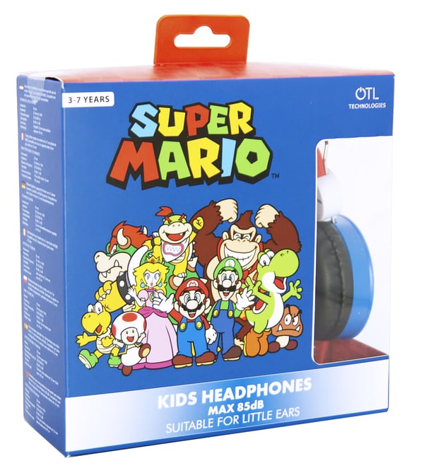 Pikkukuva 3 / 8: OTL Technologies Super Mario Kuulokkeet Langallinen Pääpanta Musiikki Musta, Sininen, Punainen, Valkoinen