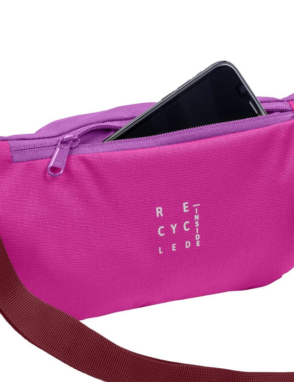 Miniatyrbillede 3 af 7: VAUDE WegaMove mavetaske Genanvendt polyester, Polyurethan (PU) Lyserød