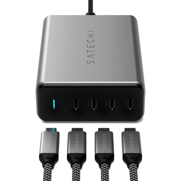 Satechi ST-UC165GM-EU mobilladdare Universal Svart, Grå AC Snabb laddning inomhus