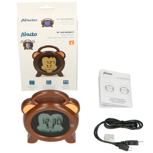 Miniatyrbillede 7 af 10: Alecto BC-100 MONKEY vækkeur