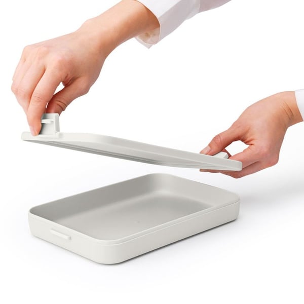 Miniatyrbillede 6 af 6: Brabantia Make & Take Frokostbeholder 1,1 L Plast Lys grå 1 stk