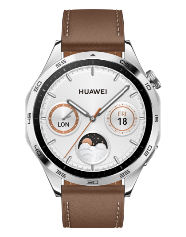 Huawei WATCH 4 3,63 cm (1.43") AMOLED 46 mm Digitaalinen 466 x 466 pikseliä Kosketusnäyttö Ruostumaton teräs GPS (satelliitti)