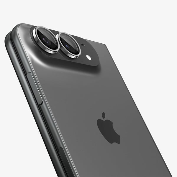 Miniatyrbild 6 av 6: Spigen Optik Pro EZ Fit Kameralinsskydd Apple 2 styck