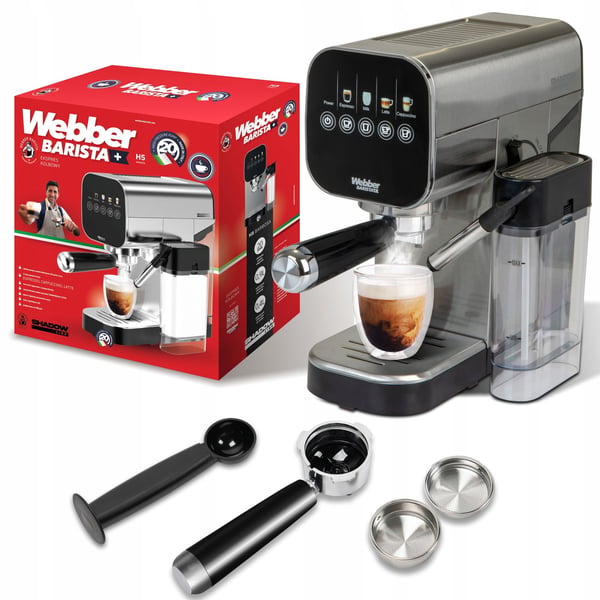 Pikkukuva 13 / 14: WEBBER H5 BARBOSA kahvinkeitin Puoliautomaattinen Espressokone 1 L