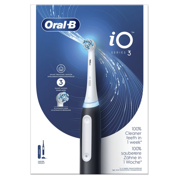 Pikkukuva 2 / 2: Oral-B 8006540731536 sähköhammasharja Aikuinen Pyörivä/värähtelevä hammasharja Musta, Valkoinen