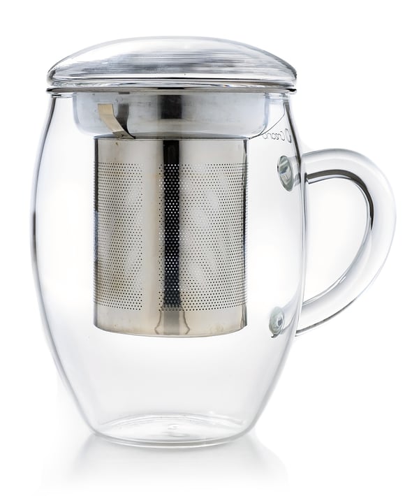 Pikkukuva 9 / 9: Creano TeeGlas kuppi Läpinäkyvä Tee 1 kpl
