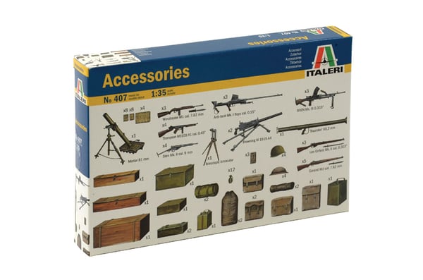 Italeri 0407 delar och tillbehör till skalmodell Byggsats