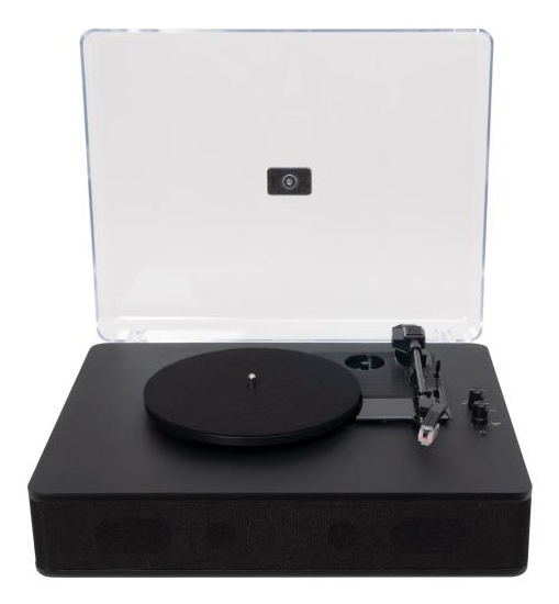 Miniatyrbild 4 av 5: Fonestar VINYL-25AMP grammofoner Remdriven skivtallrik Svart Helautomatisk