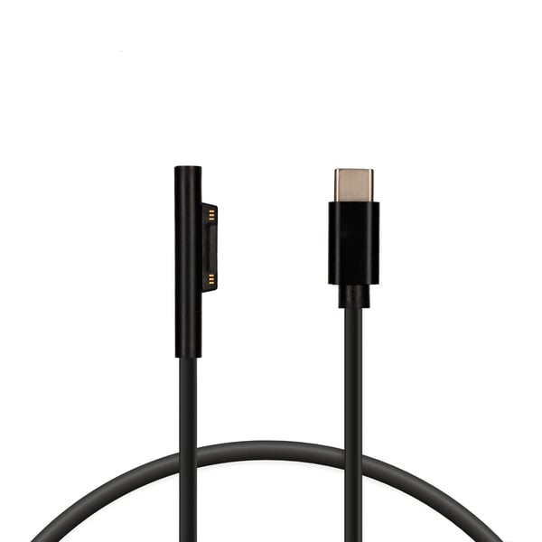 Ksix BXCUMS USB-kabel 1,5 m USB C Surface Connect 60 W Sort