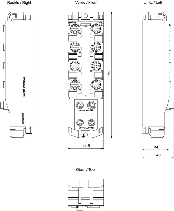 Siemens 6ES7141-5AH00-0BA0 luokittelematon
