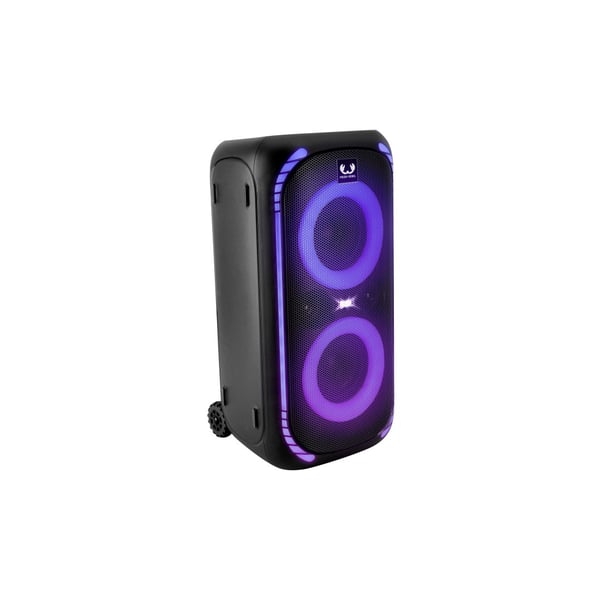Fresh 'n Rebel Party Speaker Large with Trolley Bærbar stereohøjttaler Sort 160 W