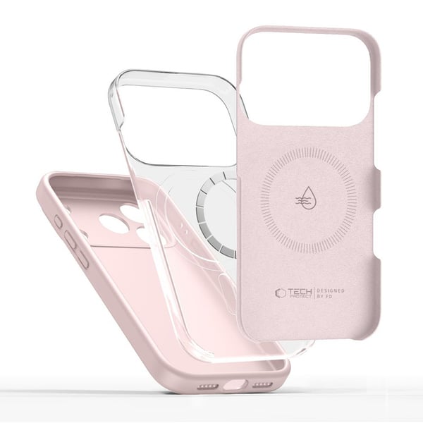 Tech-Protect 5906302330232 mobiltelefon etui 16 cm (6.3") Cover Lyserød
