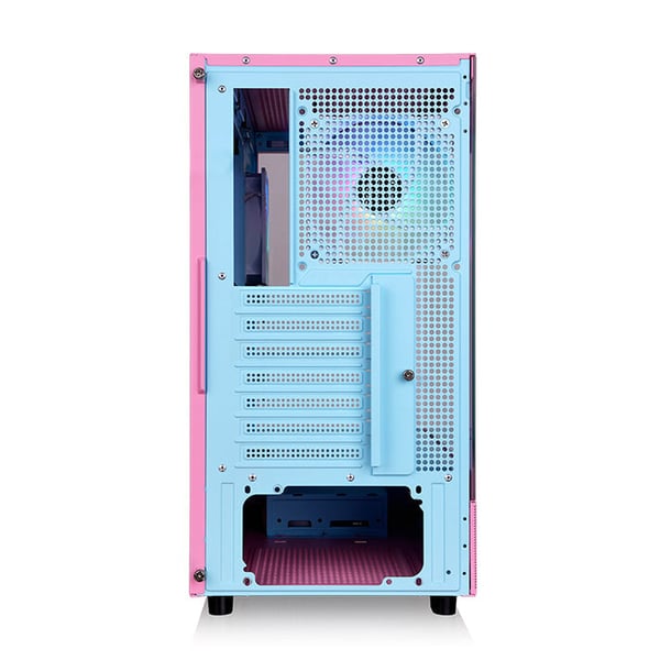 Thermaltake View 270 Plus TG Midi Tower Vaaleanpunainen