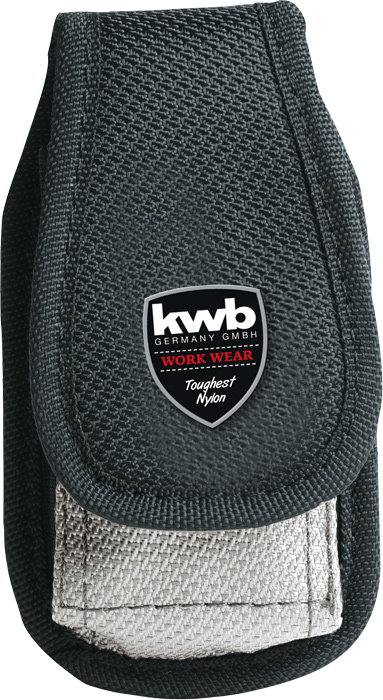 kwb 907210 mavetaske Nylon Sort, Sølv
