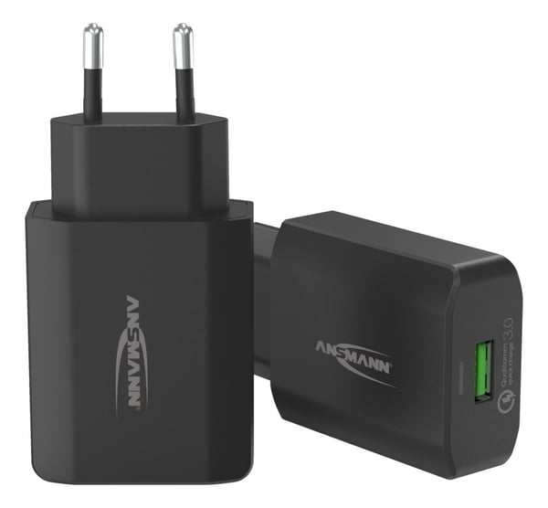 Miniatyrbillede 10 af 10: Ansmann Home Charger 130Q Universel Sort Vekselstrøm Hurtig opladning Indendørs