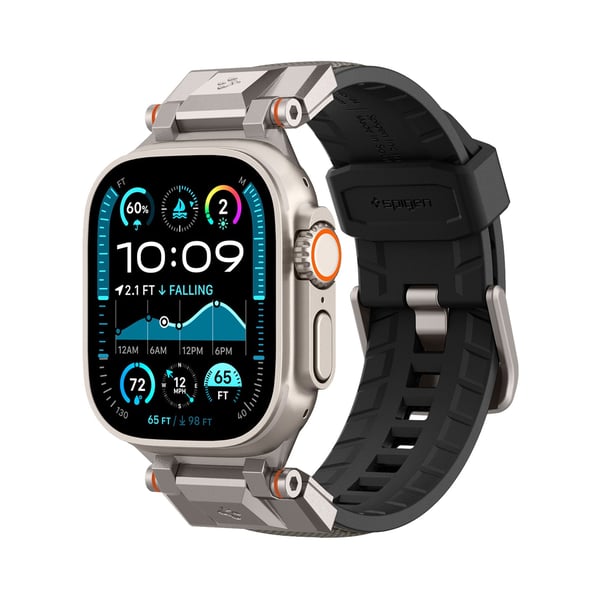 Spigen DuraPro Armor Yhtye Harmaa Nailon, Termoplastinen polyuretaani (TPU)