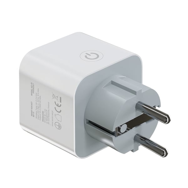 Savio WI-FI smart socket 16A AS-01 White Langaton Valkoinen