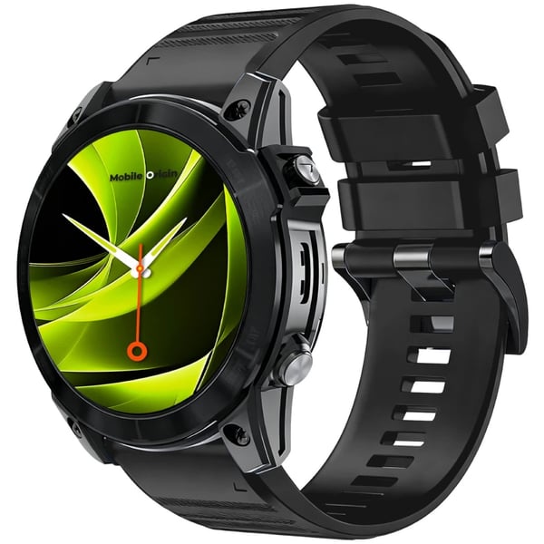 Mobile Origin MO-ESS-22-BLK Smart bærbart (wearable) tilbehør Rem Sort Silikone