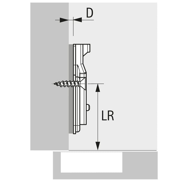 Miniatyrbillede 2 af 2: Hettich 9289598 skufferulle & -skinne