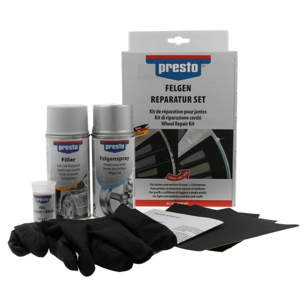 Miniatyrbillede 1 af 3: Presto 521171 reparationsværktøj til bilkarrosseri Rim repair set Flerfarvet 1 stk
