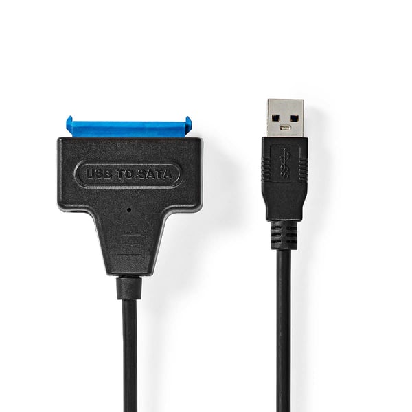 Nedis CCGB75100BK05 kabelomvandlare (hane/hona) USB-A SATA 22-Pin Svart Nedis CCGB75100BK05 kabelomvandlare (hane/hona) USB-A SATA 22-Pin Svart