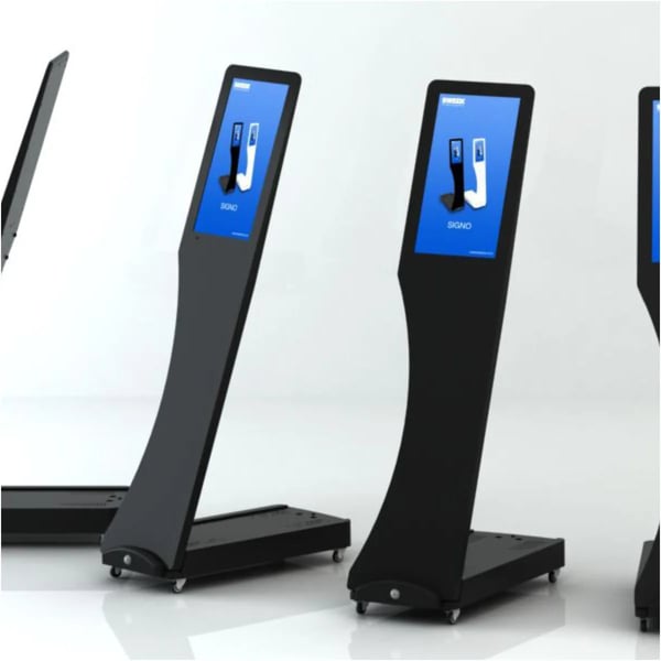 Swedx Signo Totem design 39,6 cm (15.6") 230 cd/m² Full HD Svart Pekskärm Android 24/7