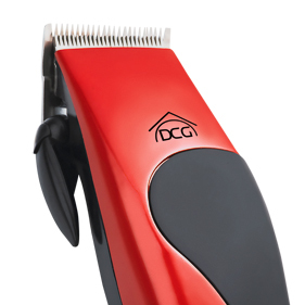 DCG Eltronic HSM3899 skæg- og hårtrimmer Sort, Rød